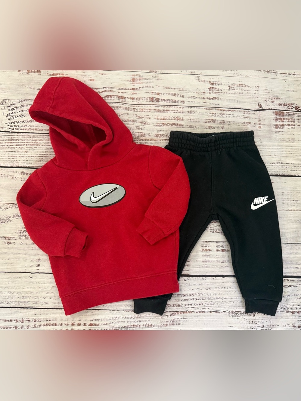 Nike 2 Pc Athletic Set 12M Baby Boy Hoodie Sweats